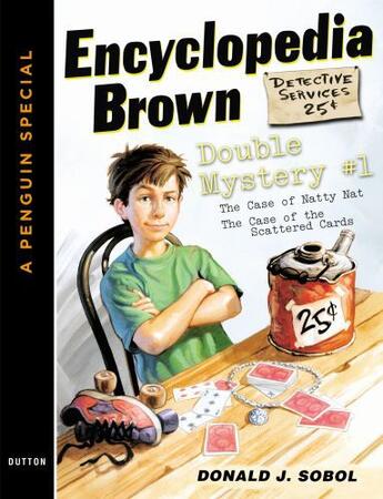 Couverture du livre « Encyclopedia Brown Double Mystery #1 » de Sobol Donald J aux éditions Penguin Group Us