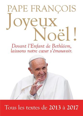 Couverture du livre « Joyeux Noël ! » de Pape Francois aux éditions Bayard