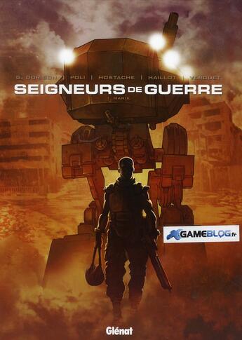 Couverture du livre « Seigneurs de guerre t.1 ; Marik » de Clement Richard et Didier Poli et Guillaume Dorison et Jean-Baptiste Hostache et Thomas Verguet aux éditions Glenat