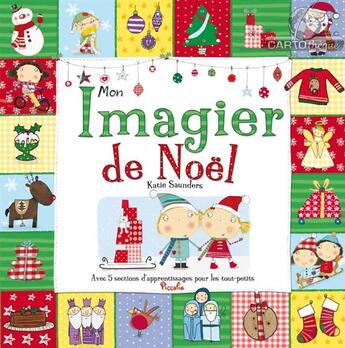 Couverture du livre « Mon imagier de noël » de  aux éditions Piccolia