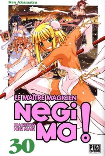 Couverture du livre « Negima Tome 30 » de Ken Akamatsu aux éditions Pika