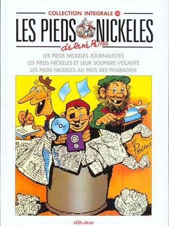 Couverture du livre « Les pieds nickelés ; intégrale t.24 » de Rene Pellos aux éditions Vents D'ouest