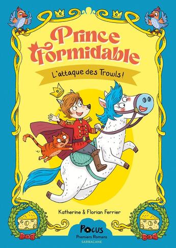 Couverture du livre « L'attaque des Trowls » de Florian Ferrier et Katherine Ferrier aux éditions Sarbacane