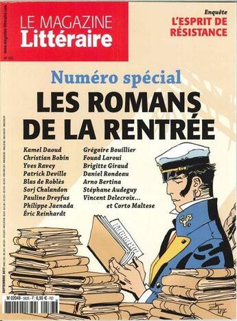 Couverture du livre « Le magazine litteraire n 583 romans rentree septembre 2017 » de  aux éditions Le Magazine Litteraire