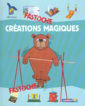 Couverture du livre « Creations magiques (+ crayon) » de Greco Lillo aux éditions Casterman