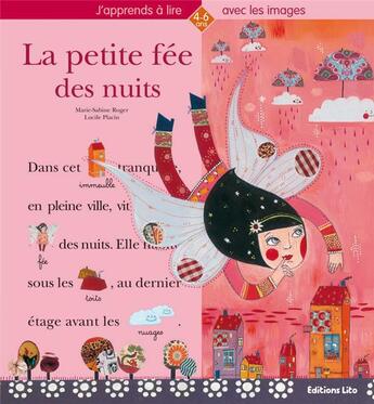 Couverture du livre « La petite fée des nuits » de Placin/Roger aux éditions Lito