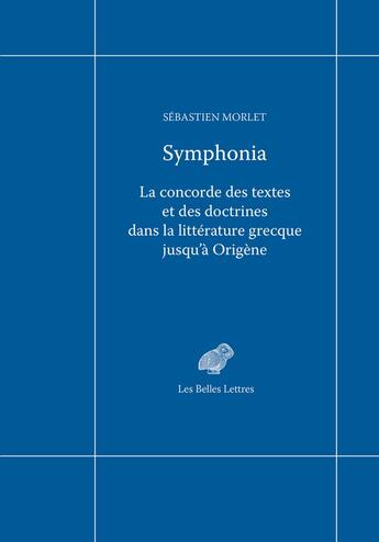 Couverture du livre « Concorde et vérité » de Sebastien Morlet aux éditions Belles Lettres