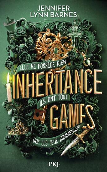 Couverture du livre « Inheritance Games Tome 1 » de Jennifer Lynn Barnes aux éditions Pocket Jeunesse