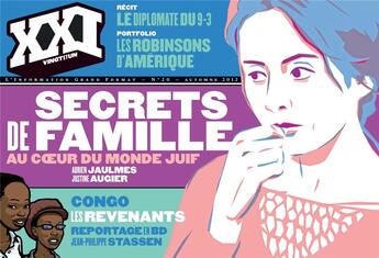 Couverture du livre « REVUE XXI n.20 : secrets de famille au coeur du monde juif » de Revue Xxi aux éditions Xxi