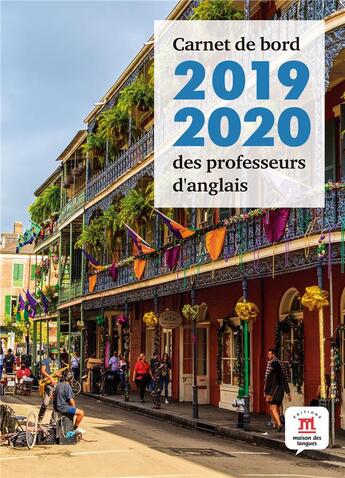 Couverture du livre « Carnet de bord des professeurs d'anglais 2019-2020 » de  aux éditions La Maison Des Langues