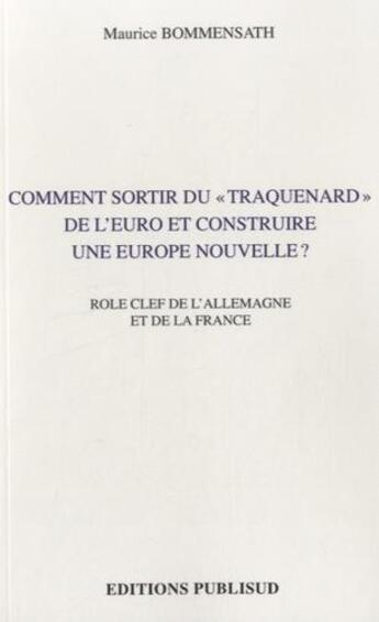 Couverture du livre « Comment sortir du 