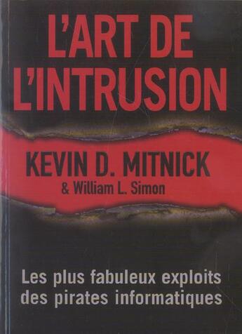 Couverture du livre « Art de l'intrusion (l') » de Mitnick/Simon aux éditions Pearson