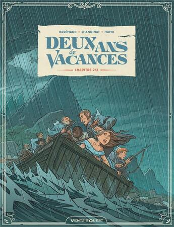 Couverture du livre « Deux ans de vacances Tome 2 » de Philippe Chanoinat et Frederic Brremaud et Hamo aux éditions Vents D'ouest