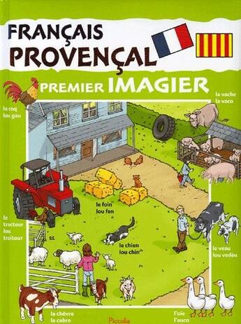 Couverture du livre « Françcais provençal ; premier imagier » de  aux éditions Piccolia