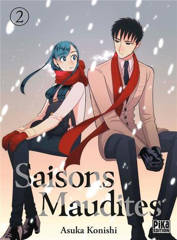 Couverture du livre « Saisons maudites Tome 2 » de Asuka Konishi aux éditions Pika