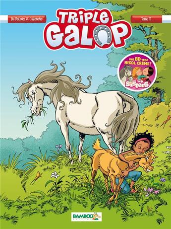 Couverture du livre « Triple galop Tome 11 » de Christophe Cazenove et Benoit Du Peloux aux éditions Bamboo