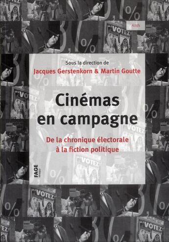 Couverture du livre « Cinémas en campagne » de Jacques Gerstenkorn et Martin Goutte aux éditions Fage