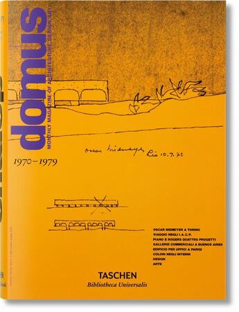 Couverture du livre « Domus 1970's » de  aux éditions Taschen