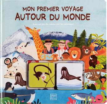 Couverture du livre « Animaux sauvages : mon premier voyage autour du monde » de Fernando Martin aux éditions Glenat Jeunesse