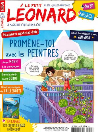 Couverture du livre « Le petit leonard n 259 special jeux - juillet-aout 2020 » de  aux éditions Le Petit Leonard