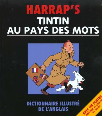 Couverture du livre « Tintin Au Pays Des Mots ; Dictionnaire Illustre De L'Anglais » de Jones aux éditions Harrap's