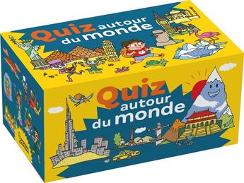 Couverture du livre « Boîte quiz autour du monde » de Aurore Meyer aux éditions Larousse