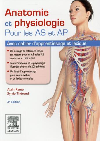 Couverture du livre « Anatomie et physiologie pour les as et ap (3e édition) » de Alain Rame et Sylvie Therond aux éditions Elsevier-masson