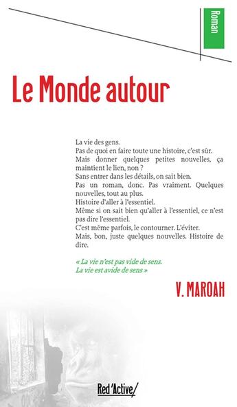 Couverture du livre « LE MONDE AUTOUR » de V. Maroah aux éditions Red'active