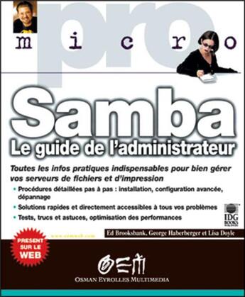 Couverture du livre « Samba ; le guide de l'administrateur » de Ed Brooksbank et George Haberberger et Lisa Doyle aux éditions Osman Eyrolles Multimedia