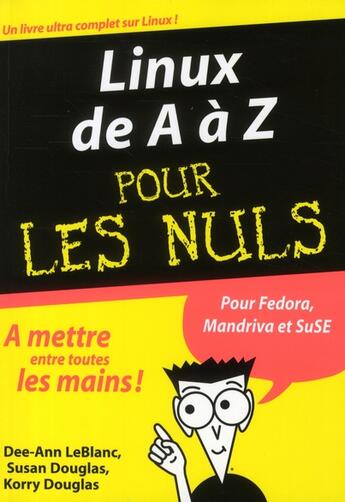 Couverture du livre « Linux de A à Z pour les nuls » de Leblanc Dee-Ann aux éditions First Interactive