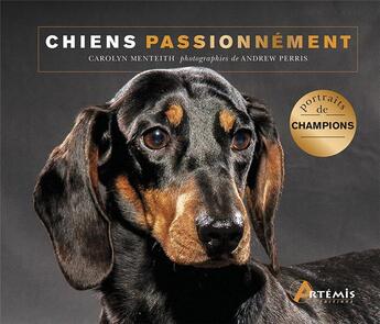 Couverture du livre « Chiens passionnément » de Carolyn Menteith aux éditions Artemis