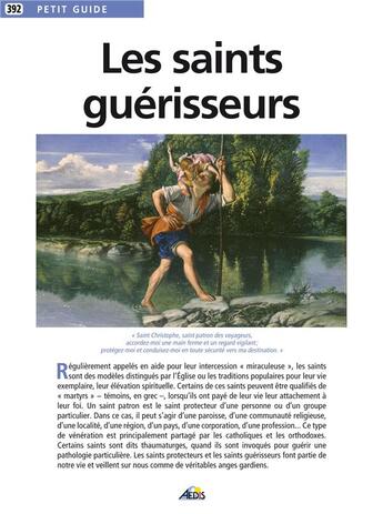 Couverture du livre « Les saints guérisseurs » de  aux éditions Aedis