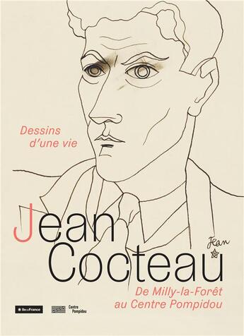 Couverture du livre « Jean Cocteau : les dessins d'une vie : de Milly-la-Forêt au Centre Pompidou » de Christian Briend aux éditions Centre Pompidou