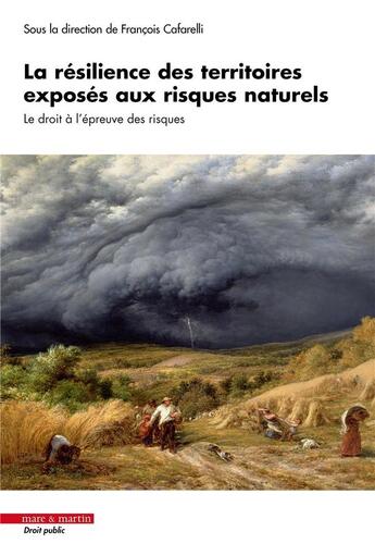 Couverture du livre « La résilience des territoires exposés aux risques naturels : le droit à l'épreuve des risques » de Francois Cafarelli et Collectif aux éditions Mare & Martin