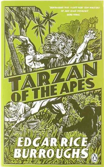 Couverture du livre « Tarzan of the apes » de Edgar Rice Burroughs aux éditions Adult Pbs