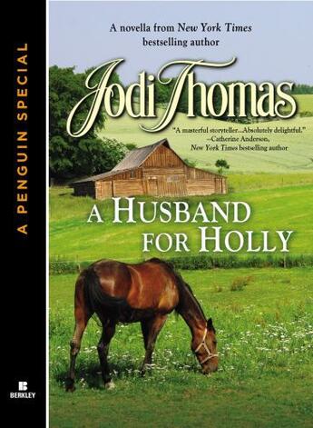 Couverture du livre « A HUSBAND FOR HOLLY » de Thomas Jodi aux éditions Penguin Group Us