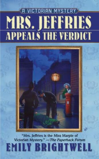 Couverture du livre « Mrs. Jeffries Appeals the Verdict » de Brightwell Emily aux éditions Penguin Group Us