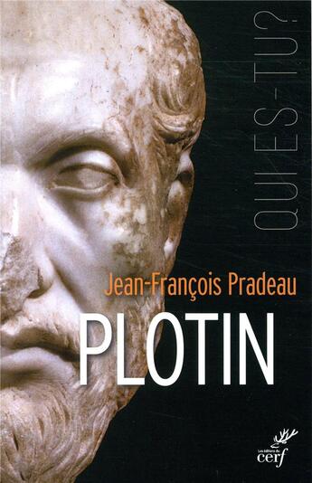 Couverture du livre « Plotin » de Jean-Francois Pradeau aux éditions Cerf