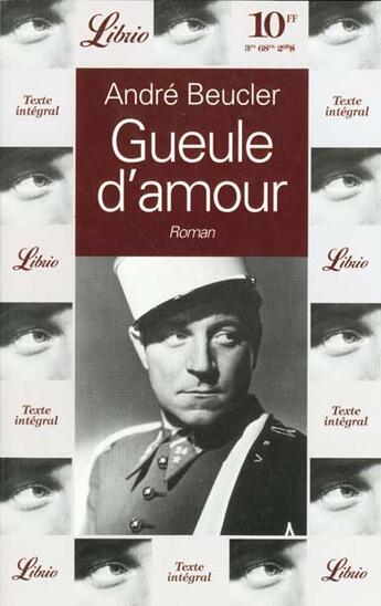 Couverture du livre « Gueule d'amour » de Andre Beucler aux éditions J'ai Lu