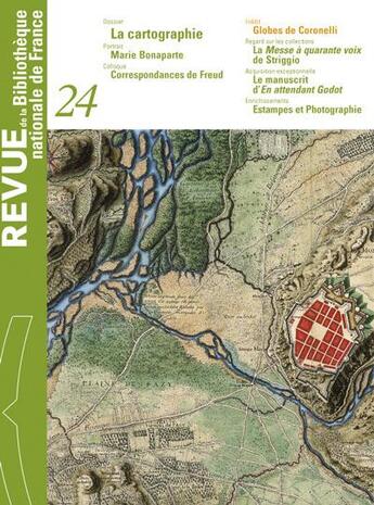 Couverture du livre « REVUE BNF T.24 ; la cartographie » de  aux éditions Bibliotheque Nationale De France