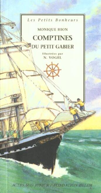 Couverture du livre « Comptines du petit gabier » de Monique Hion aux éditions Actes Sud