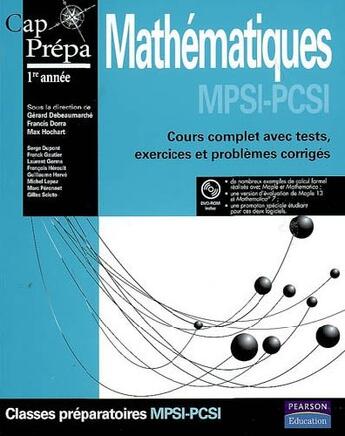 Couverture du livre « Mathématiques ; cours complet avec 700 tests, exercices et problèmes corrigés » de Dorra Debeaumarche aux éditions Pearson