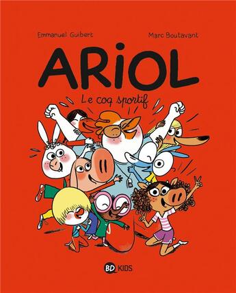 Couverture du livre « Ariol Tome 12 : le coq sportif » de Emmanuel Guibert et Marc Boutavant aux éditions Bd Kids