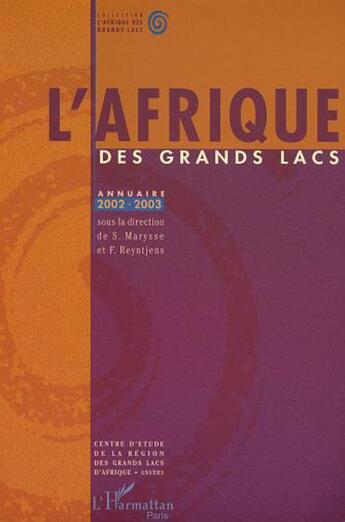 Couverture du livre « Annuaire 2002-2003 (édition 2002/2003) » de Marysse Reyntjens aux éditions L'harmattan