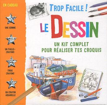 Couverture du livre « Trop facile : le dessin » de Tony Potter aux éditions Millepages