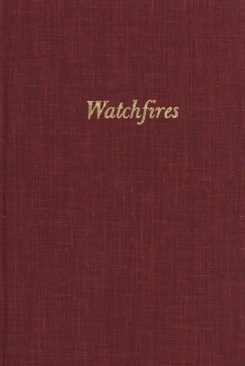 Couverture du livre « Watchfires » de Louis Auchincloss aux éditions Houghton Mifflin Harcourt