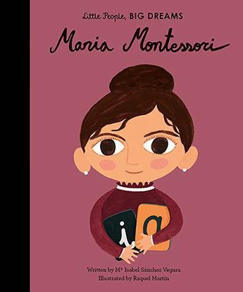 Couverture du livre « Little people big dreams maria montessori » de Sanchez Vegara Isabe aux éditions Frances Lincoln