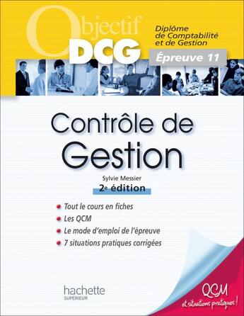 Couverture du livre « Contrôle de gestion (édition 2011/2012) » de Sylvie Messier aux éditions Hachette Education