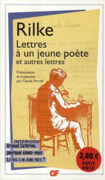 Couverture du livre « Lettres à un jeune poète » de Rainer Maria Rilke aux éditions Flammarion