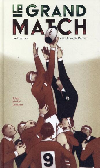 Couverture du livre « Le grand match » de Fred Bernard et Jean-Francois Martin aux éditions Albin Michel Jeunesse